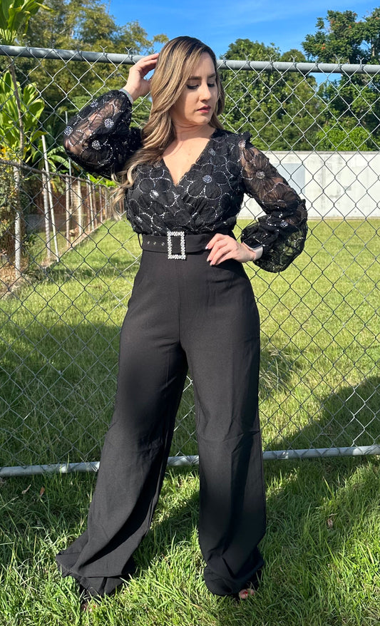 Amaia black jumpsuit